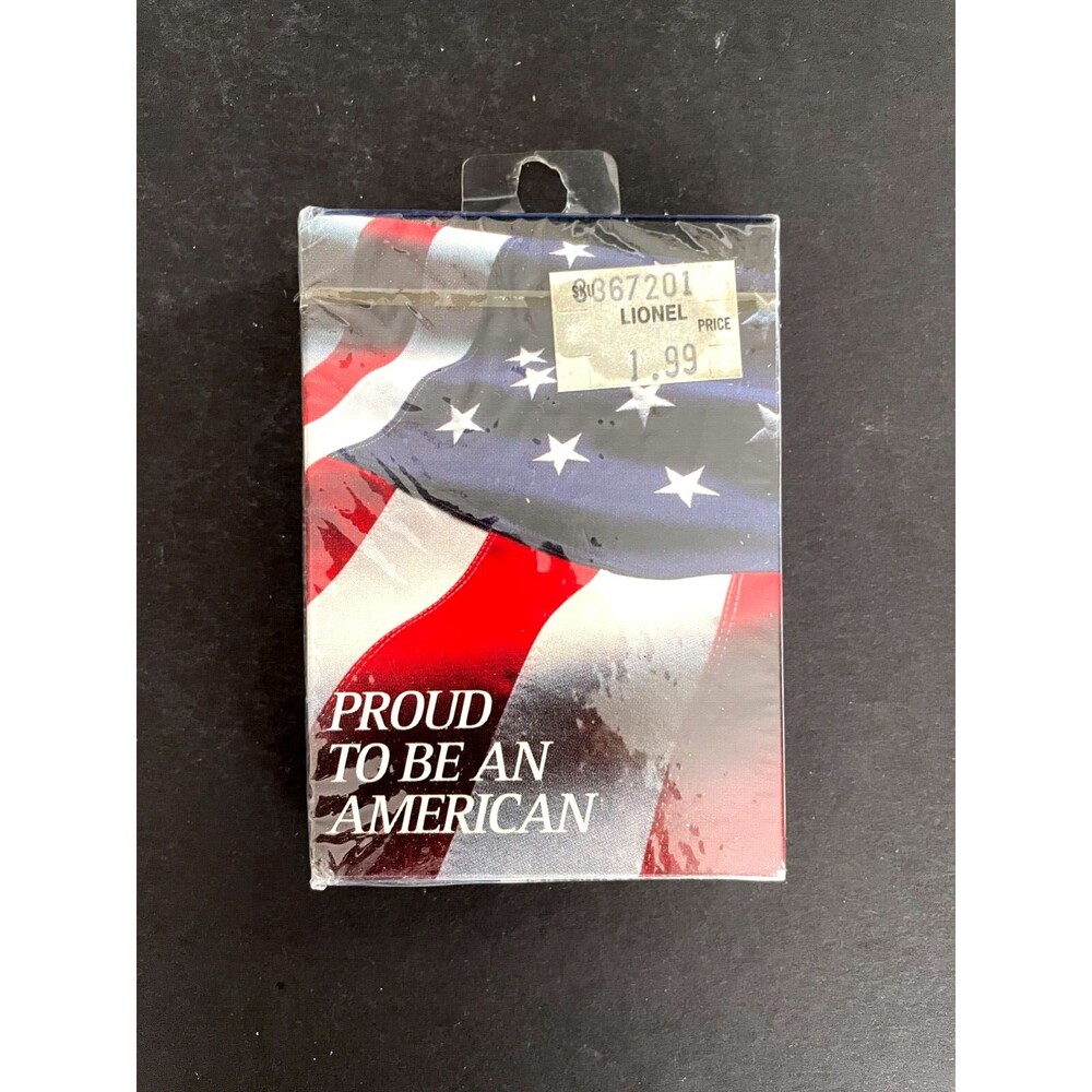 PROUD TO BE AN AMERICAN  Poker / Playing Cards #359 New Sealed!